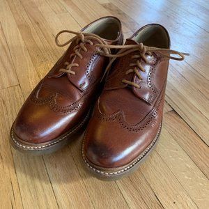 Frye Leather Wingtip Size 8 Men Shoes - Dark Brown